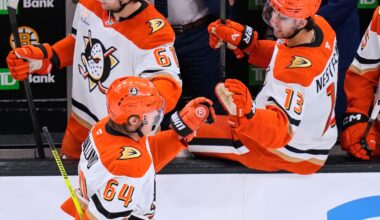 Troy Terry snaps a third-period tie as the Ducks top the Bruins for a 7-5 win