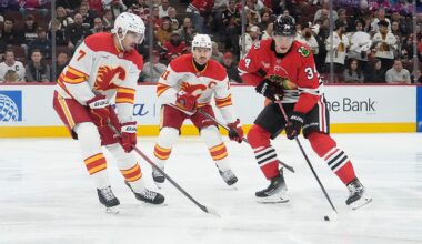 Connor Bedard scores 3 times as the Blackhawks beat the Flames 5-2