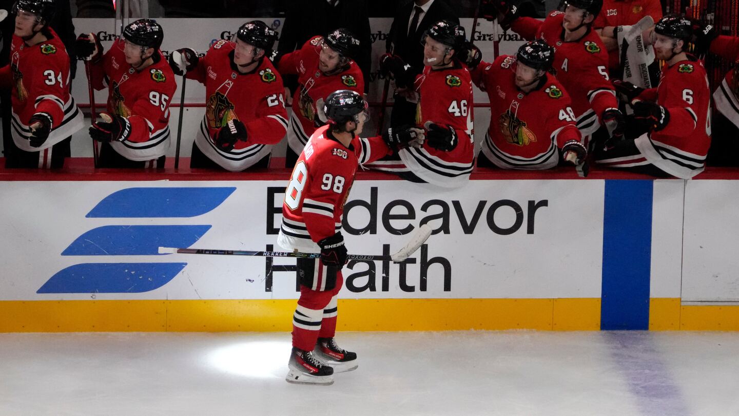 Connor Bedard playing starring role in surprising start for the Chicago Blackhawks