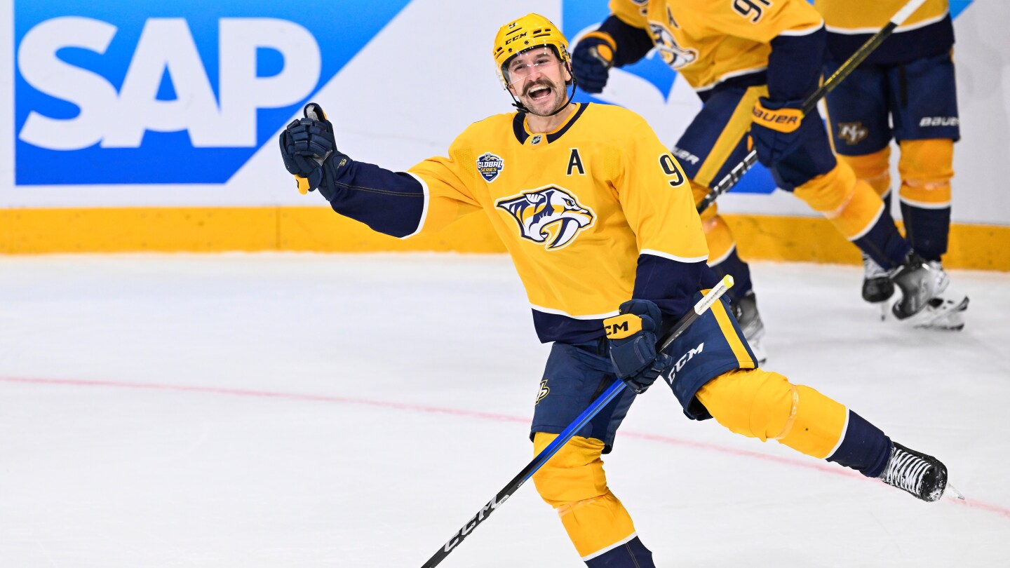 Steven Stamkos leads Nashville Predators to overtime win over Penguins