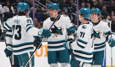 Celebrini leads Sharks to 6-1 win over Kraken