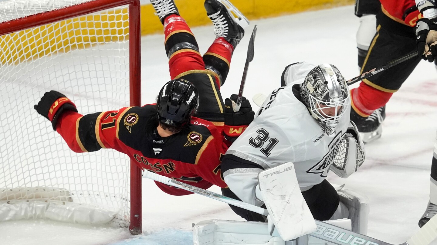 Forsberg makes 17 saves in his Ottawa return, the Kings beat the Senators 1-0