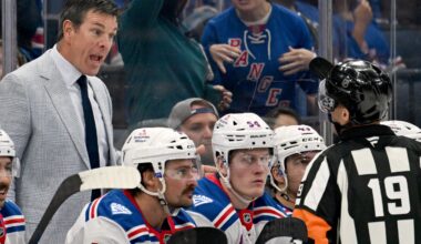 Rangers coach Mike Sullivan misses game against Red Wings because of personal matter