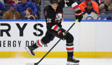 Sabres' Tage Thompson settles old score by engaging Devils' Stefan Noesen in a fight