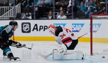 San Jose Sharks secure first home victory with 5-2 win against New Jersey Devils