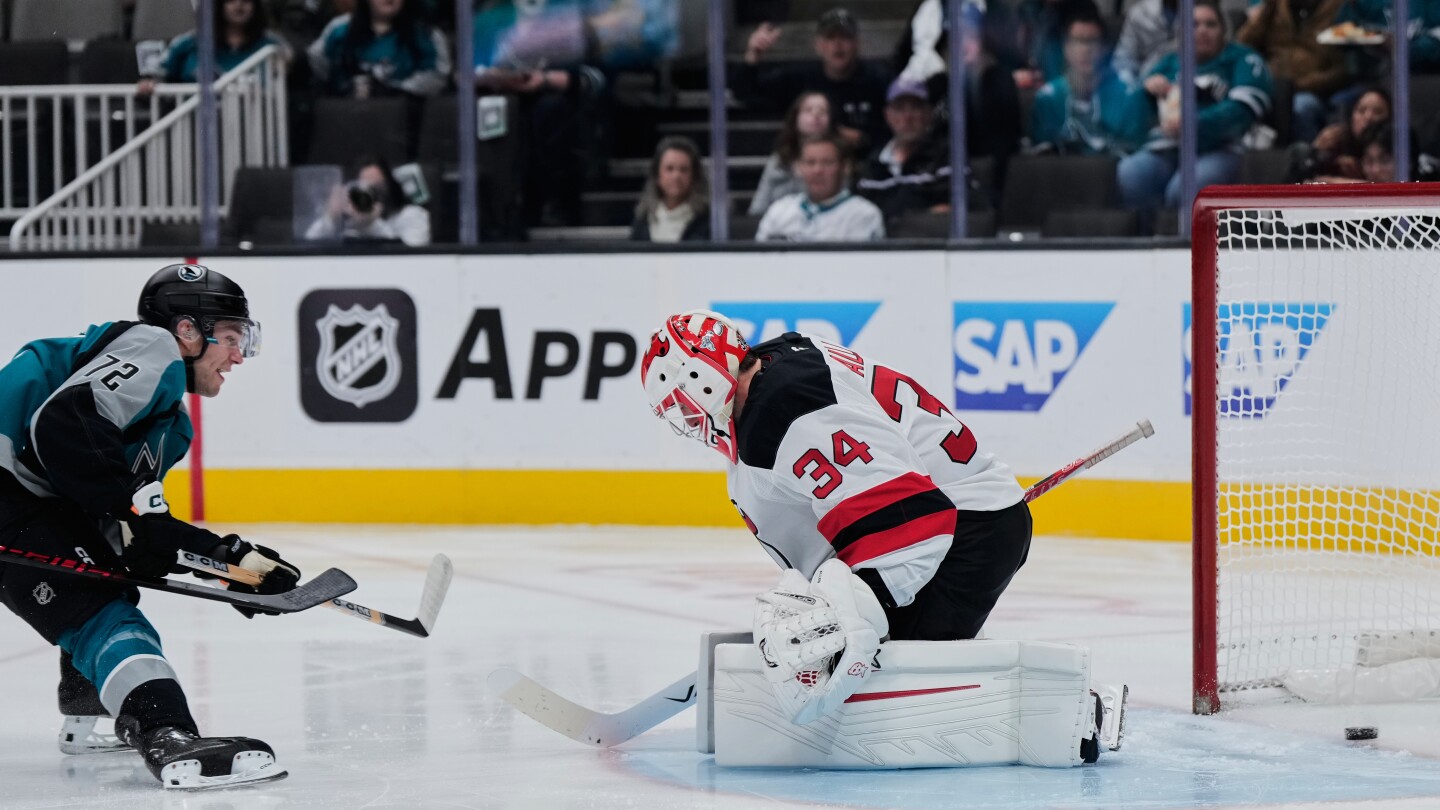 San Jose Sharks secure first home victory with 5-2 win against New Jersey Devils