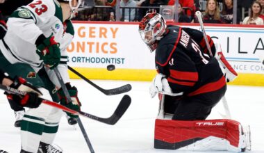 Ehlers scores winner early in 2nd period as Hurricanes top Wild 4-3