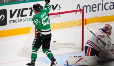 Wyatt Johnston has 3 assists, shootout winner as Stars beat Oilers 4-3 in West rematch