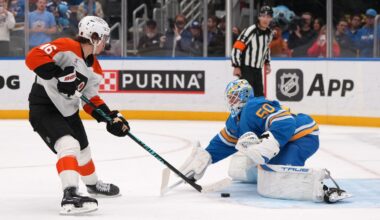 Trevor Zegras has 2 goals and assist, gets winner in shootout as Flyers beat Blues 6-5