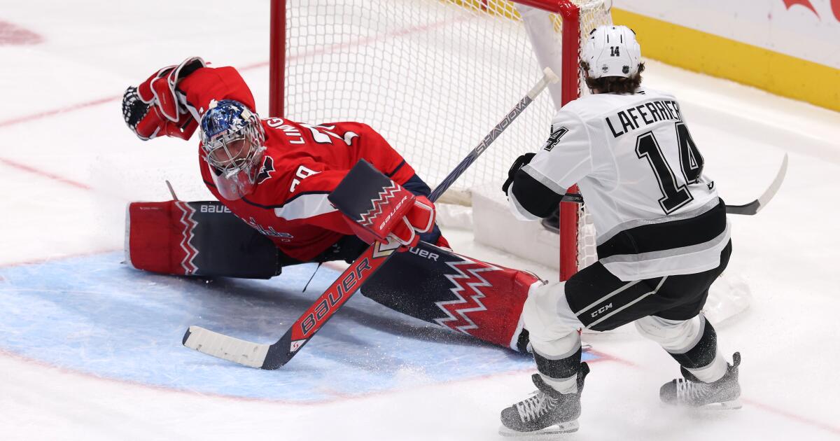 Playing without Drew Doughty, Kings lose to Washington Capitals