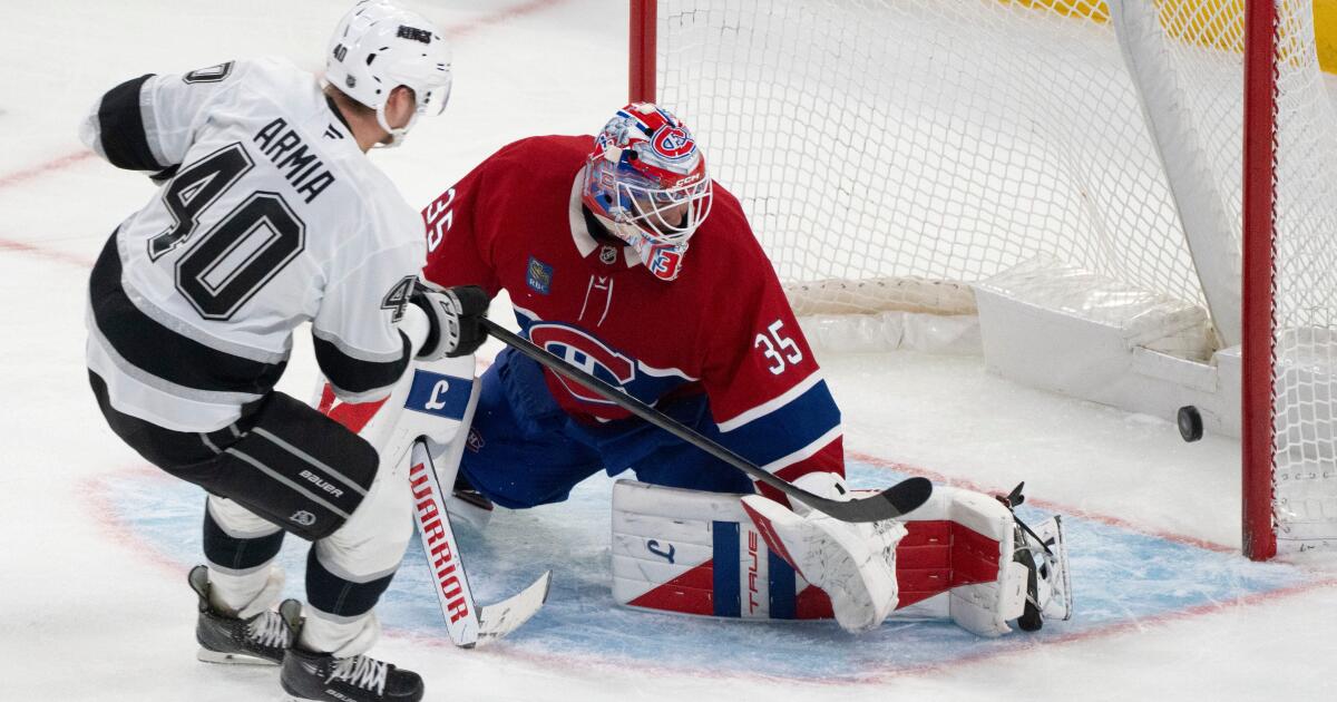 Big second period leads Kings past the Canadiens