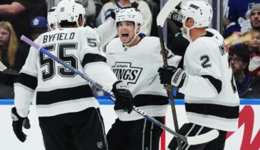 Quinton Byfield scores in overtime to lift Kings over Toronto