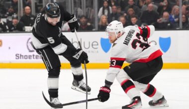 Brandt Clarke scores late to lift Kings to home win over Senators