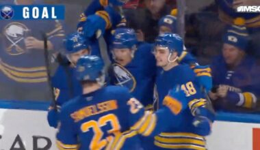 Buffalo Sabres on an offensive tear lately, beating Carolina Hurricanes