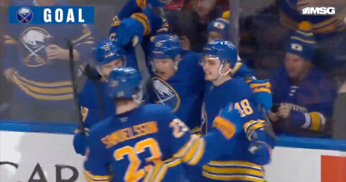 Buffalo Sabres on an offensive tear lately, beating Carolina Hurricanes