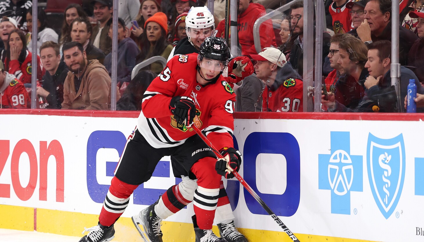 Blackhawks might have to decide between re-signing Jason Dickinson or Ilya Mikheyev