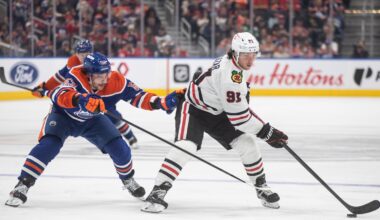 Four factors behind Frank Nazar's quiet November for the Blackhawks