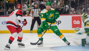 Jesper Wallstedt stands tall as Wild edge Canes in shootout - The Rink Live