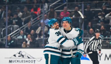 Macklin Celebrini, Sharks hand Kraken first regulation home loss - The Rink Live
