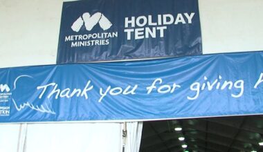 Metropolitan Ministries holiday tents serve families in need in Tampa Bay
