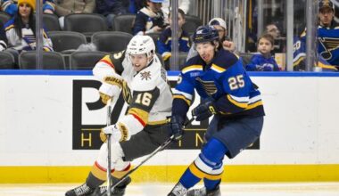 Desperate Golden Knights looking for better fortunes on the road against Blues