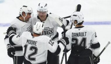 Kings third period surge pushes them past Penguins
