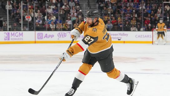 Survivor Theodore comes up big in Knights' 'Hockey Fights Cancer' win