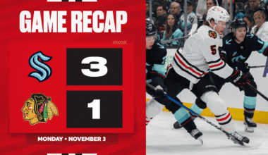 Game Recap | Blackhawks at Kraken