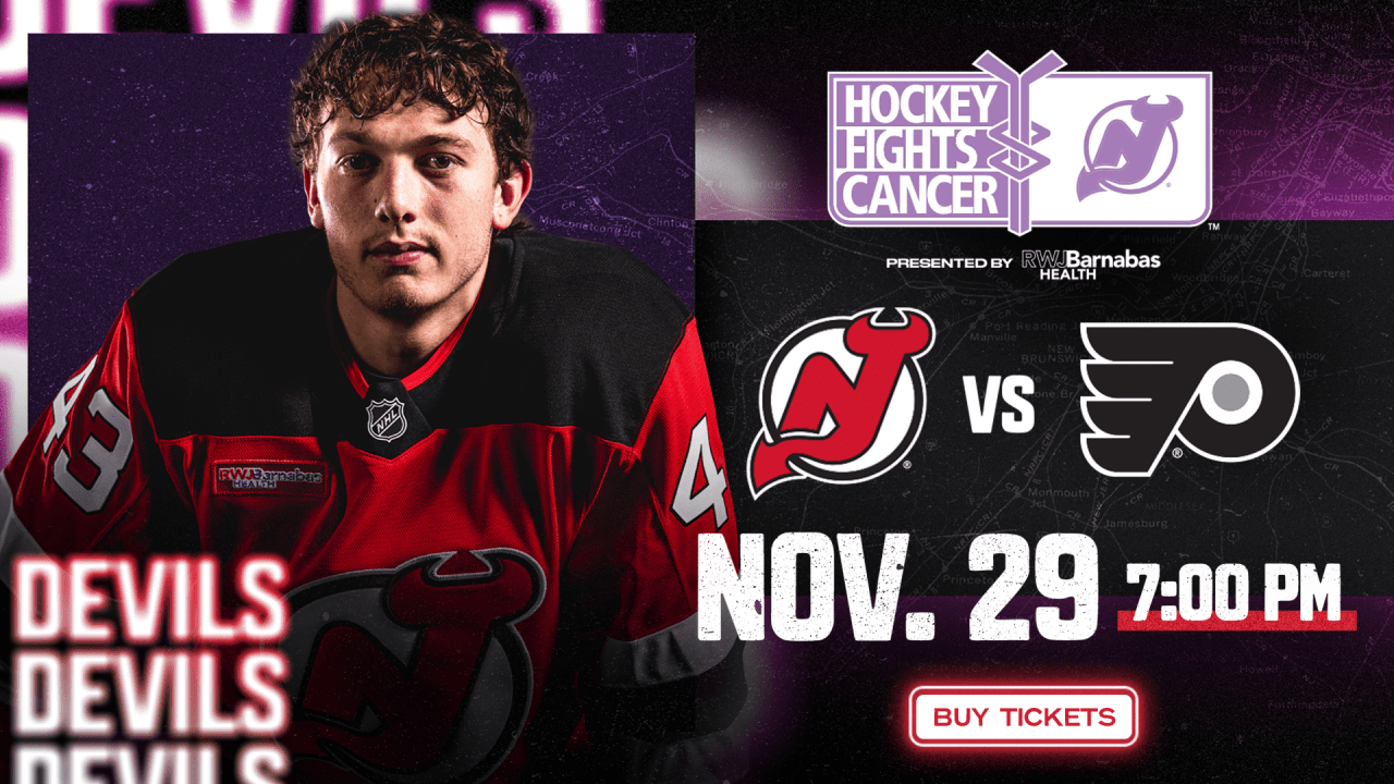 Devils Host Annual Hockey Fights Cancer | RELEASE