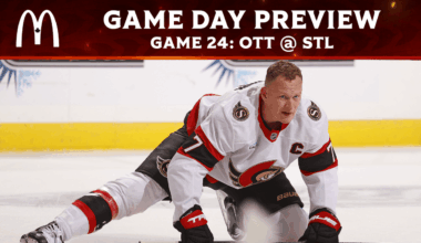 Tkachuk set for hometown return as Senators clash with Blues