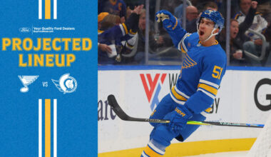 Projected Lineup: Nov. 28 vs. Ottawa