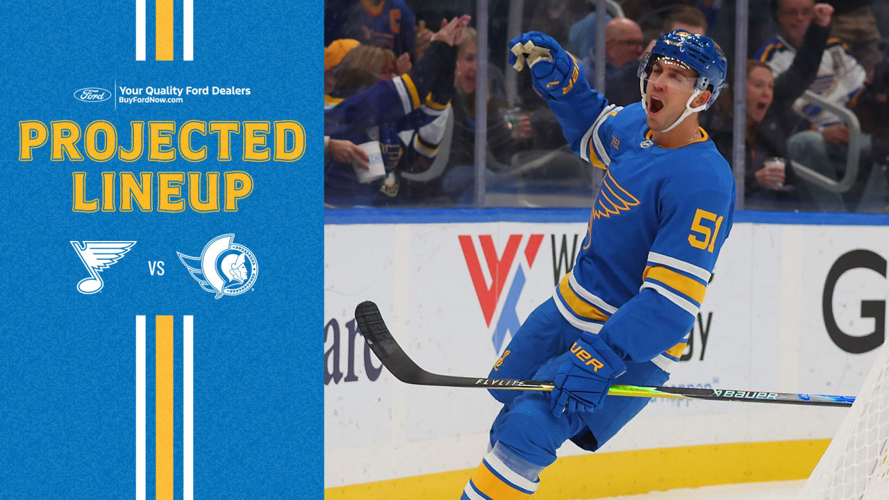 Projected Lineup: Nov. 28 vs. Ottawa