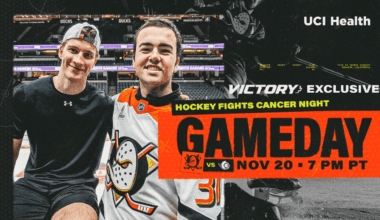 GAMEDAY: Ducks Welcome Senators to Honda Center for Hockey Fights Cancer Night