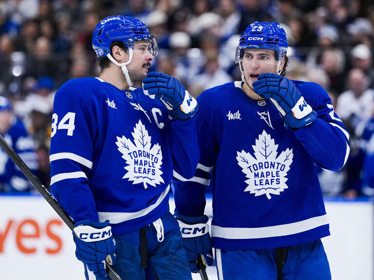 Matthews, Knies returning to lineup vs. Blue Jackets