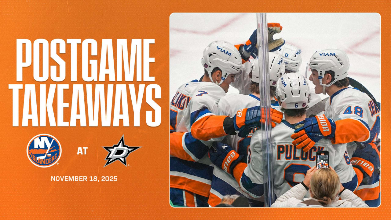 Takeaways: Islanders Defeat Stars 3-2  