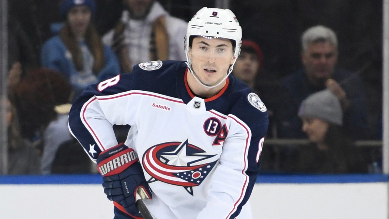Report: Blue Jackets' Zach Werenski expected to play vs. Maple Leafs