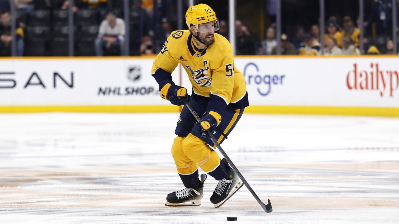 NHL Status Report: Josi could return for Predators this weekend