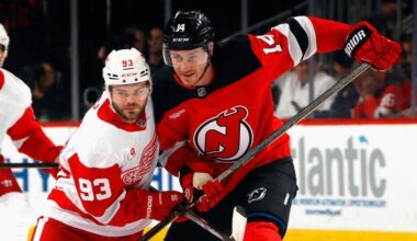 Red Wings Monday Night Loss Ends in Mayhem