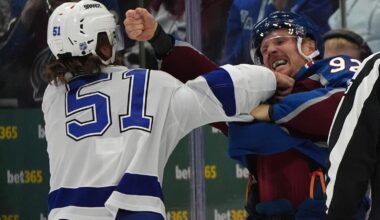 Olofsson, Wedgewood lead Avalanche past Lightning 3-2 in rematch of 2022 final
