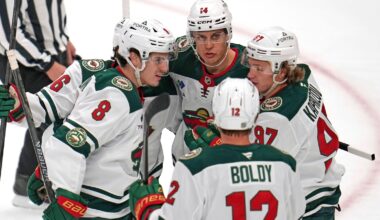 Gustavsson makes 19 saves, Wild beat Penguins 5-0 for 4th straight victory