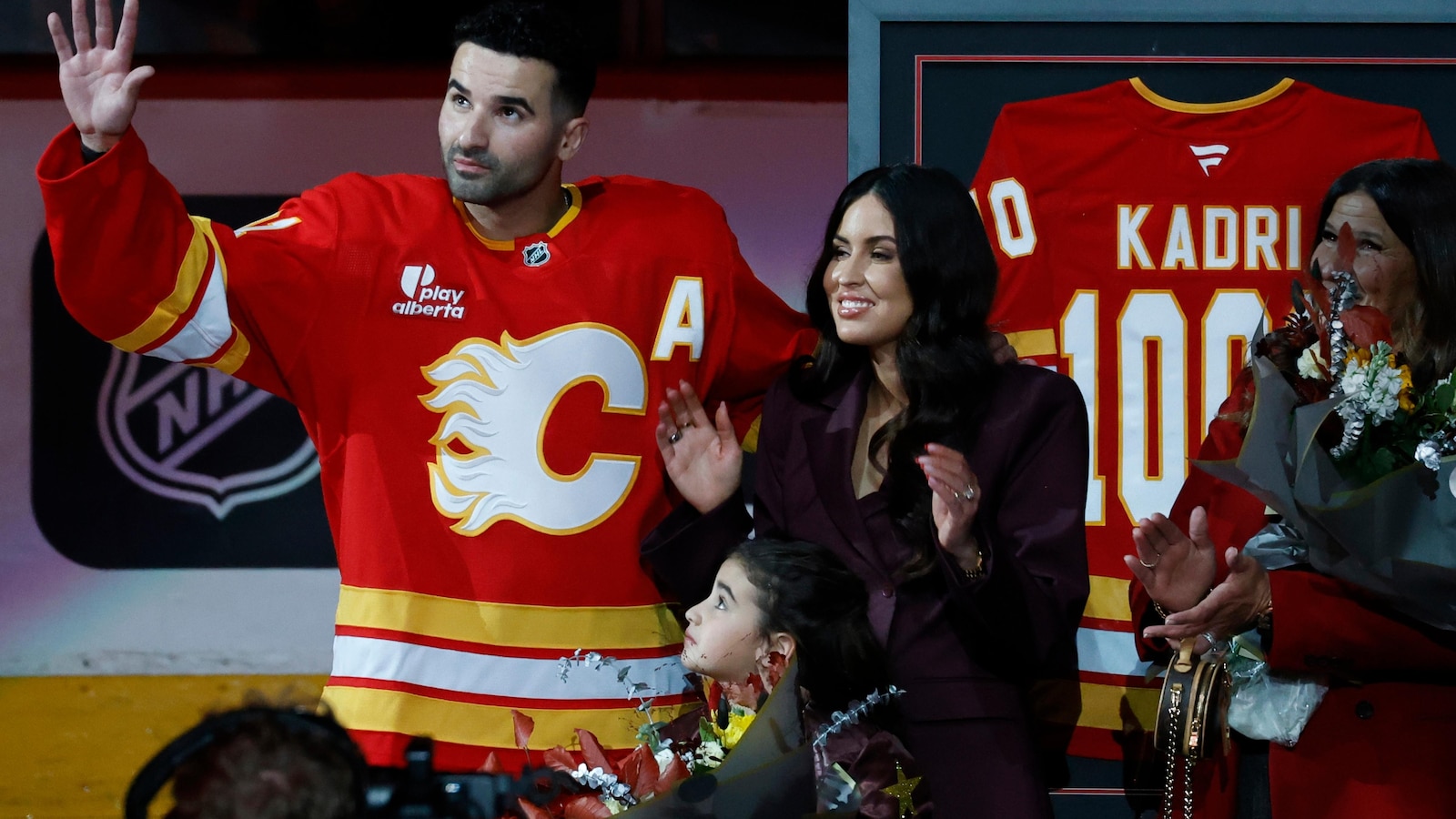 Kadri scores in 1,000th NHL game, and Flames beat Blue Jackets 5-1