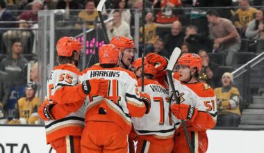 Jacob Trouba scores in OT to lift the Ducks past the Golden Knights, 4-3