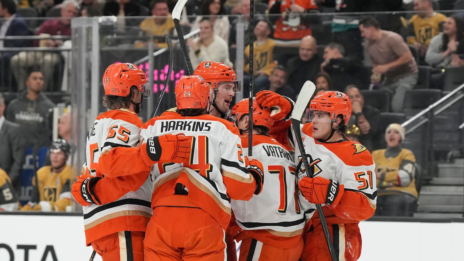Jacob Trouba scores in OT to lift the Ducks past the Golden Knights, 4-3
