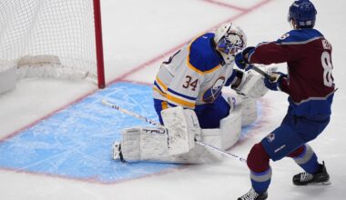 Necas has 2 goals, 2 assists as Avalanche beat Sabres 6-3 for 5th straight win