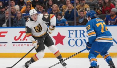 Bowman scores his first NHL goal, sparks Golden Knights to 4-1 win over Blues