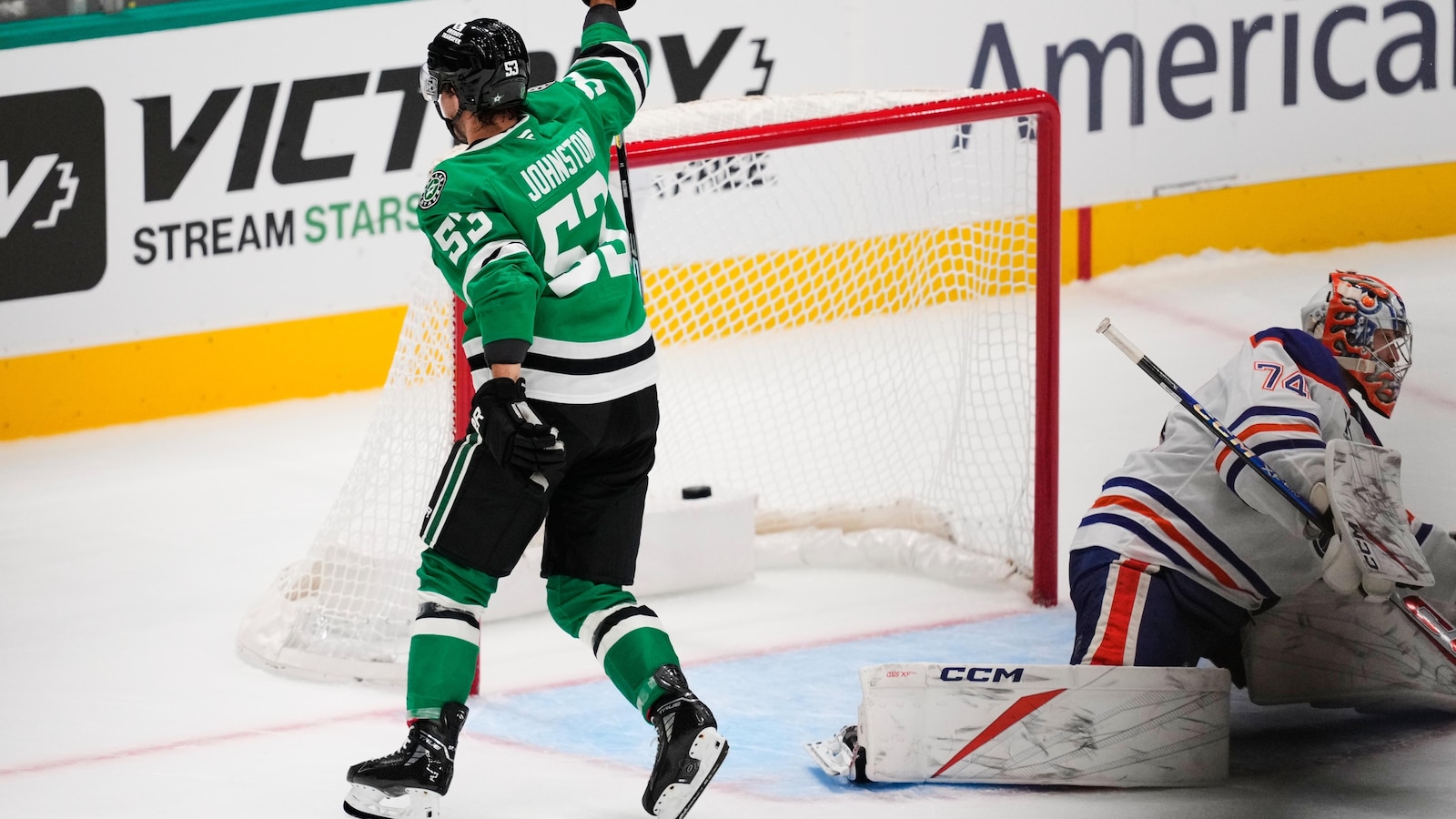 Wyatt Johnston has 3 assists, shootout winner as Stars beat Oilers 4-3 in West rematch