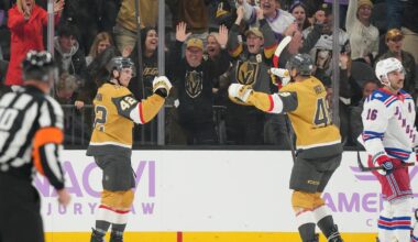 Bowman scores on power play again as Golden Knights hold off Rangers 3-2