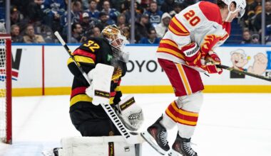 Flames beat Canucks 5-2 to finish back-to-back set with 3rd straight win