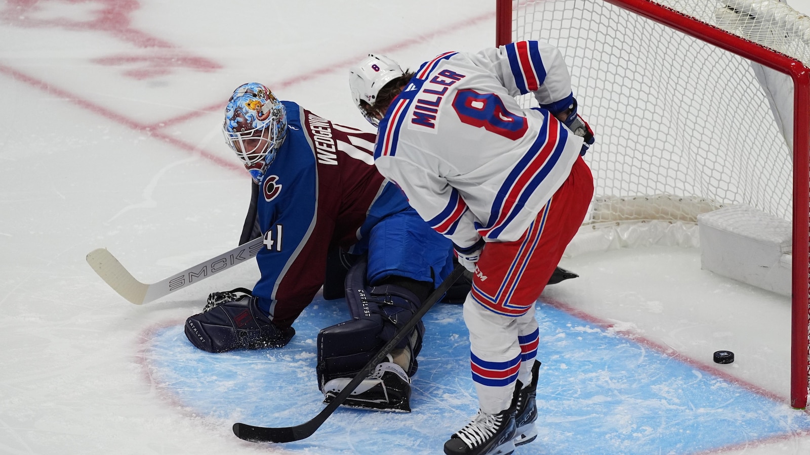 MacKinnon, Makar lead surging Avalanche to 6-3 win over Rangers