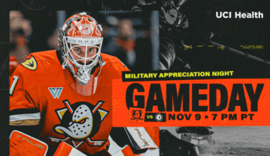 Ducks Host Military Appreciation Night with Face Off Against Jets